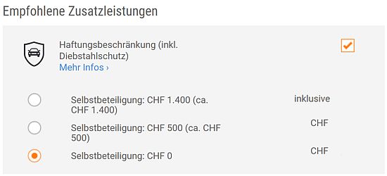 Teilkasko ohne selbstbeteiligung